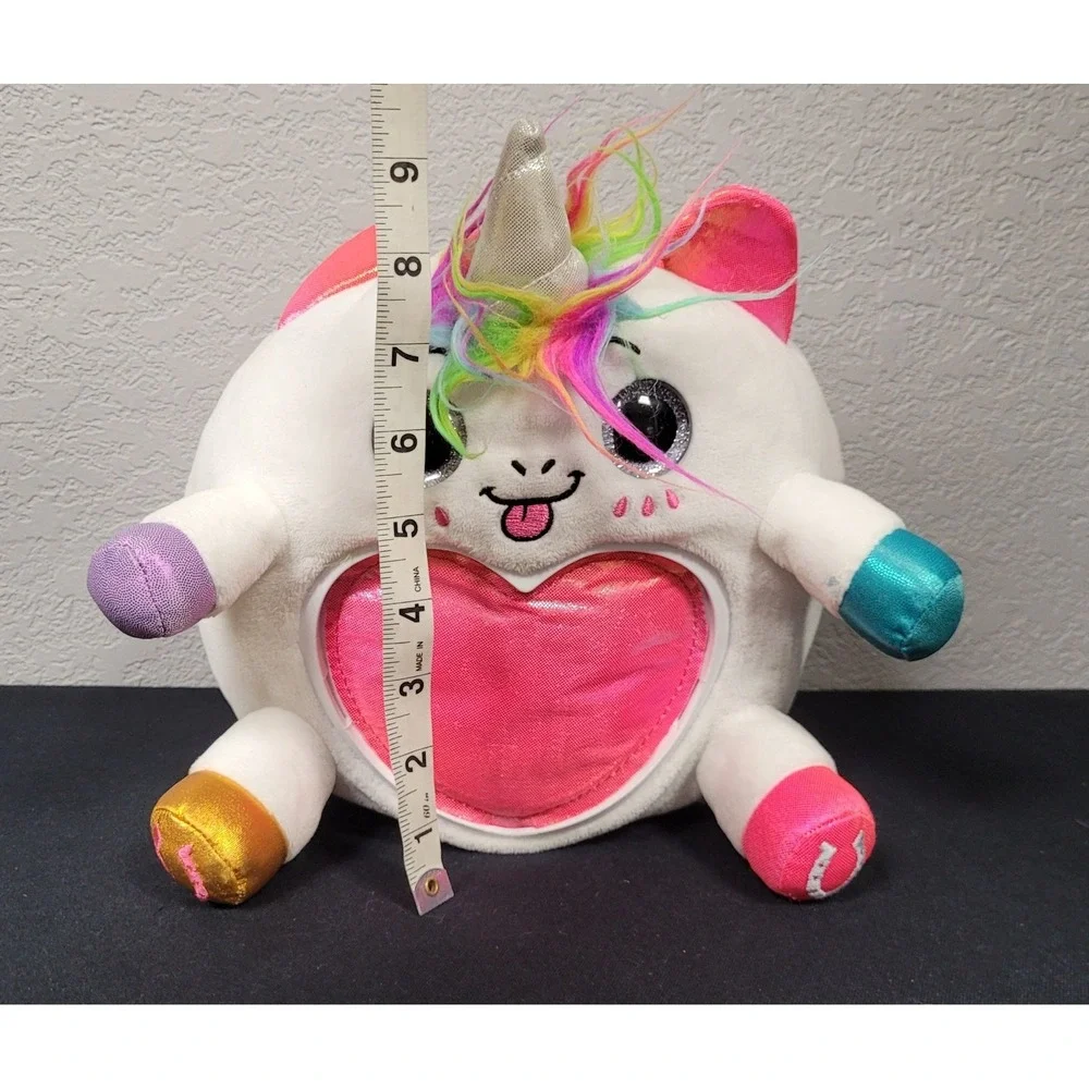 Zuru Rainbocorns White Pink Rainbow 9 inch Tall Plush Stuffed Unicorn